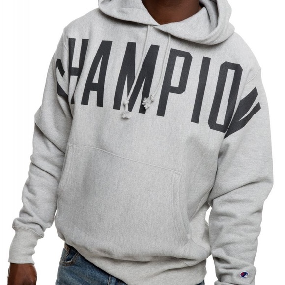 Champion reverse weave hoodie oxford grey Mens size XS - Picture 6 of 6